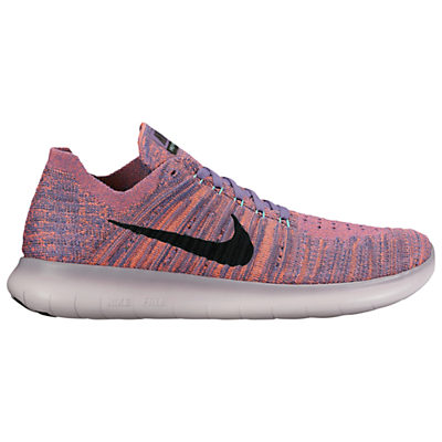 Nike Free RN Flyknit Women's Running Shoes Purple Earth/Bright Mango